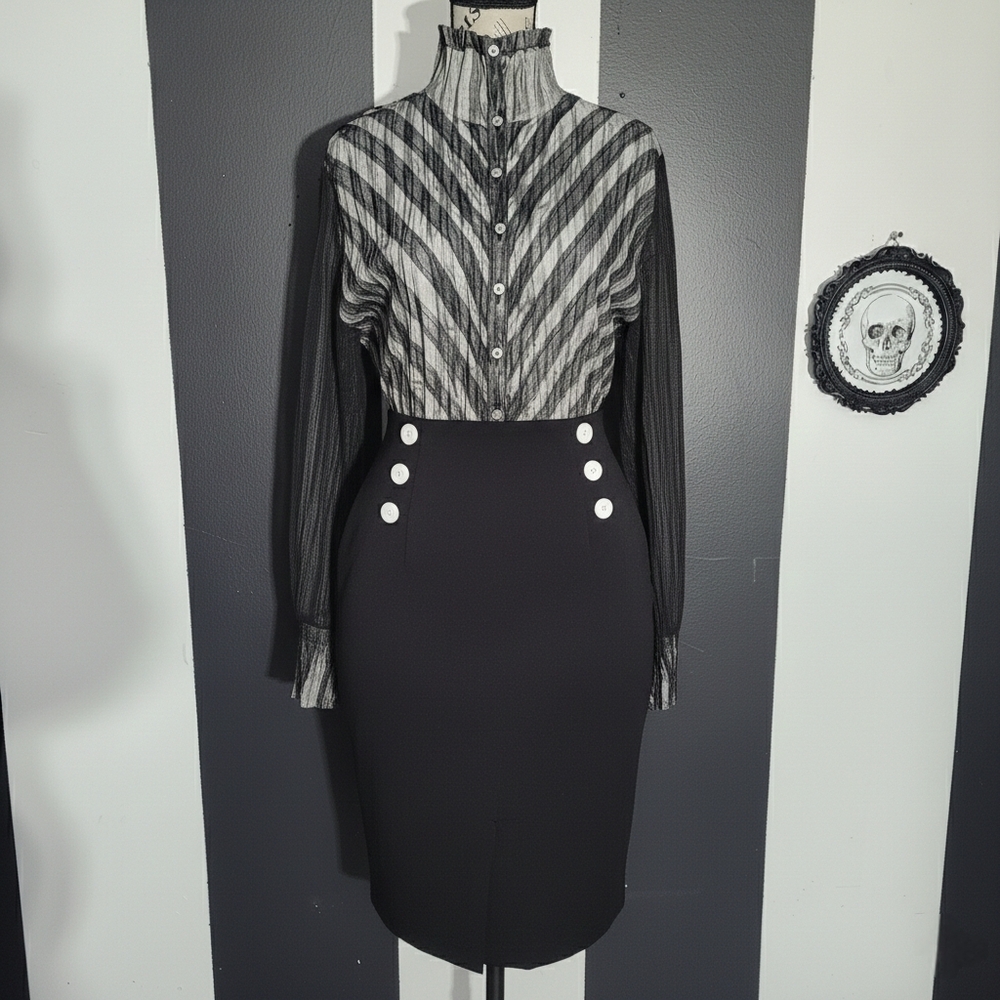 Victorian High Collar Shirt